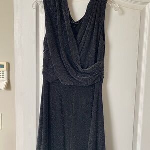 Jones New York Black Sparkle Maxi Dress